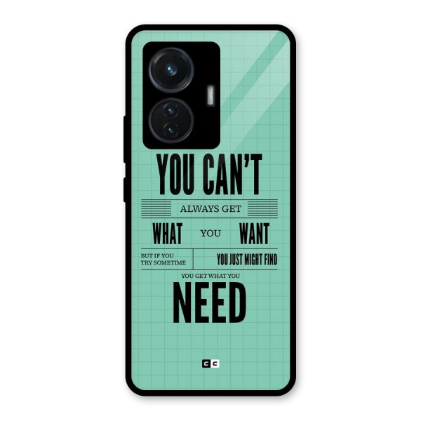 Cant Always Get Glass Back Case for iQOO Z6 44W