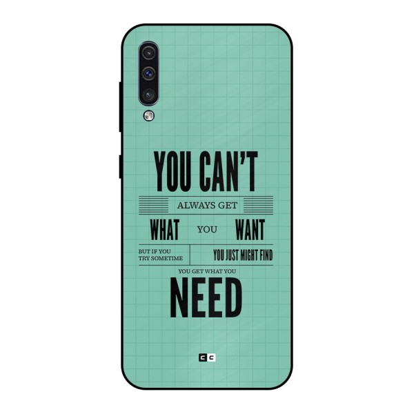 Cant Always Get Metal Back Case for Galaxy A30s