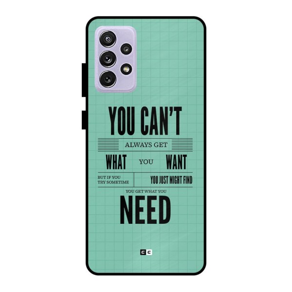 Cant Always Get Metal Back Case for Galaxy A72