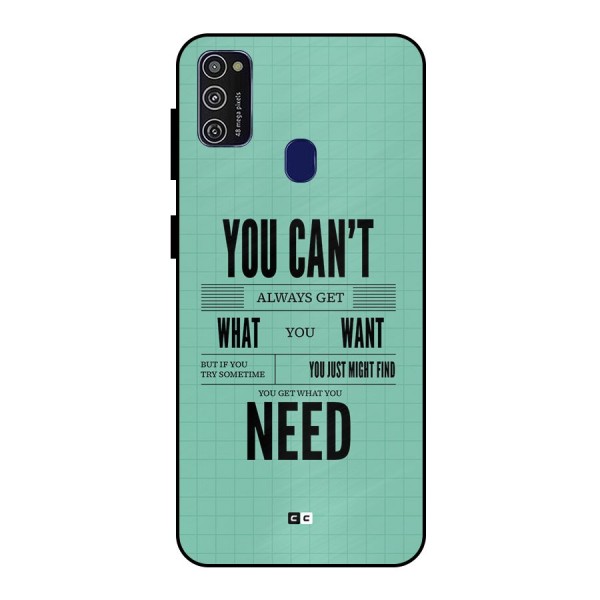 Cant Always Get Metal Back Case for Galaxy M21