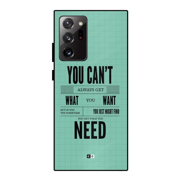 Cant Always Get Metal Back Case for Galaxy Note 20 Ultra