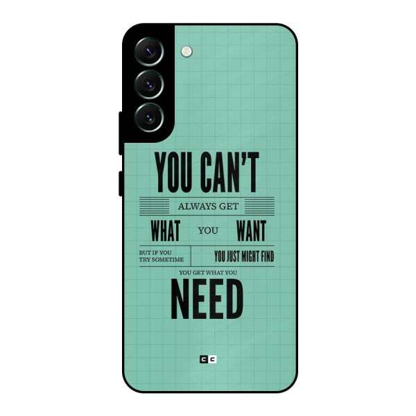 Cant Always Get Metal Back Case for Galaxy S22 Plus 5G