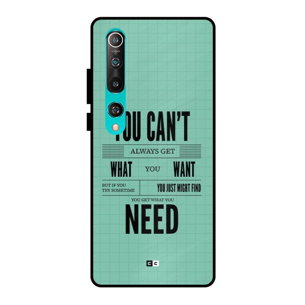 Cant Always Get Metal Back Case for Mi 10