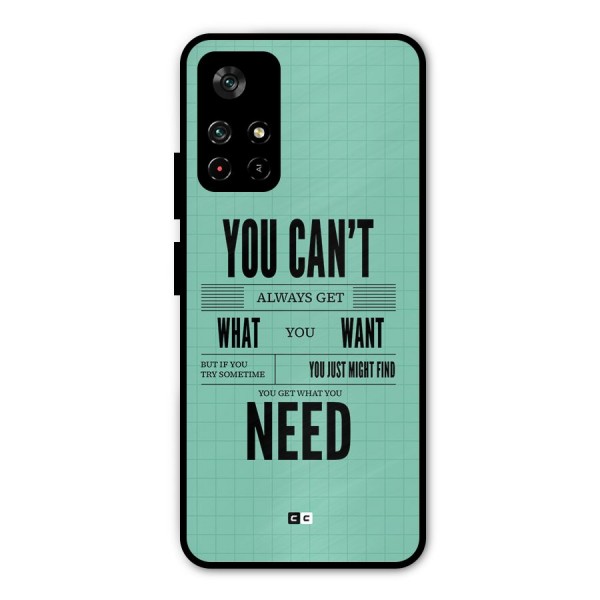Cant Always Get Metal Back Case for Poco M4 Pro 5G