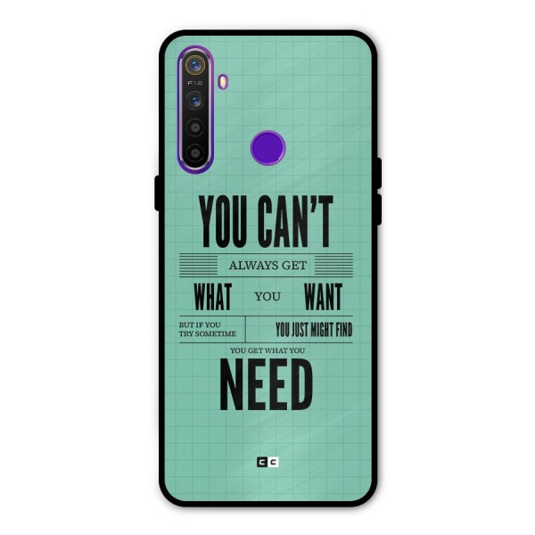 Cant Always Get Metal Back Case for Realme 5i