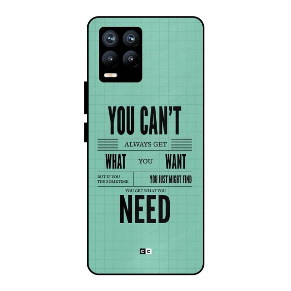 Cant Always Get Metal Back Case for Realme 8 Pro