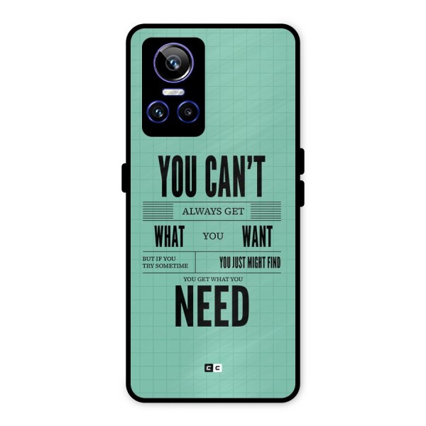 Cant Always Get Metal Back Case for Realme GT Neo 3