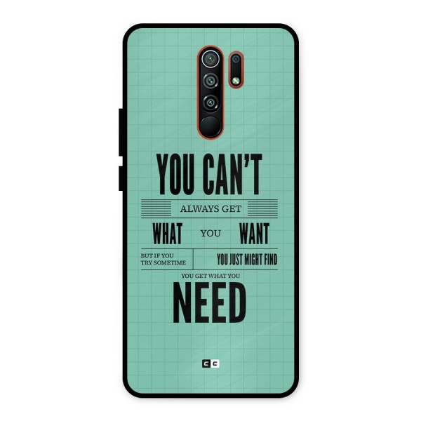 Cant Always Get Metal Back Case for Redmi 9 Prime