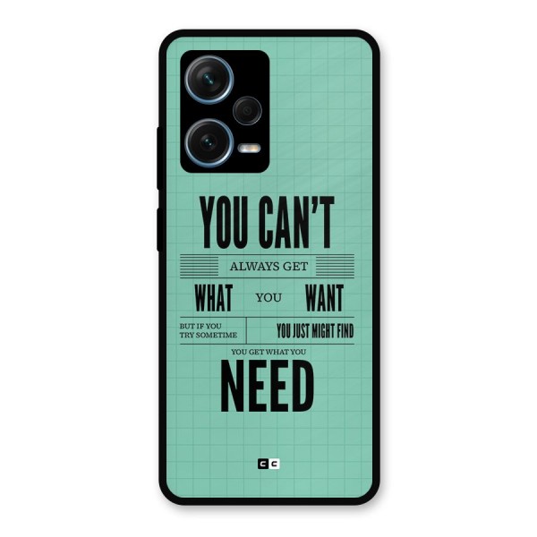 Cant Always Get Metal Back Case for Redmi Note 12 Pro Plus 5G