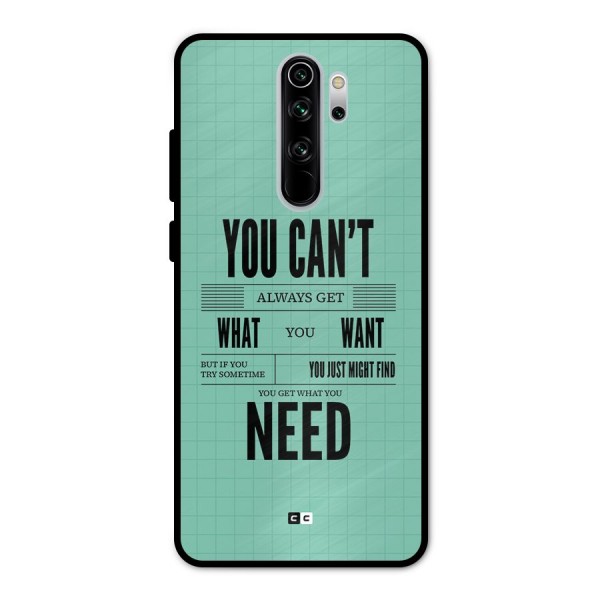 Cant Always Get Metal Back Case for Redmi Note 8 Pro