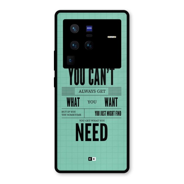 Cant Always Get Metal Back Case for Vivo X80 Pro