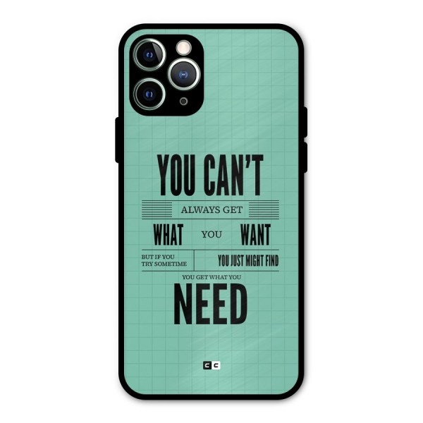 Cant Always Get Metal Back Case for iPhone 11 Pro Max
