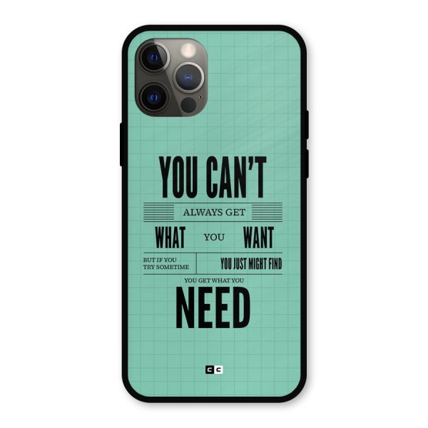 Cant Always Get Metal Back Case for iPhone 12 Pro
