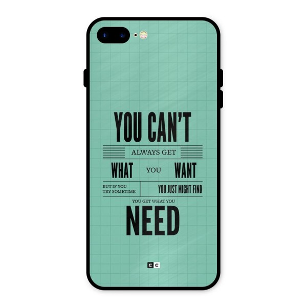 Cant Always Get Metal Back Case for iPhone 8 Plus