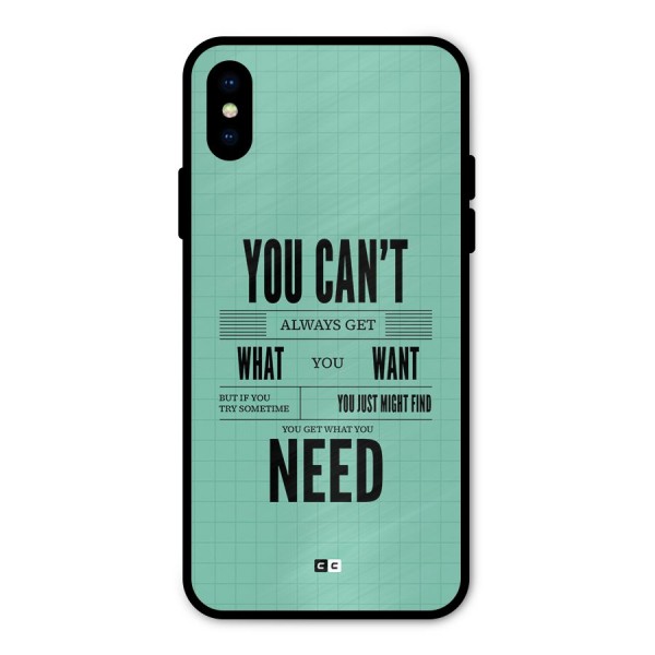 Cant Always Get Metal Back Case for iPhone X