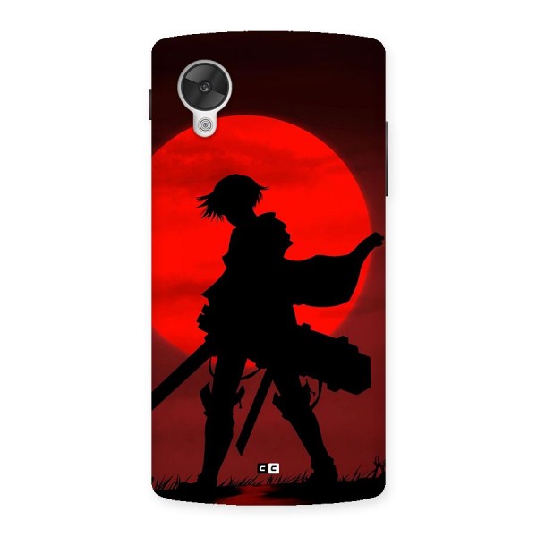 Captain Levi Acramen Back Case for Google Nexus 5