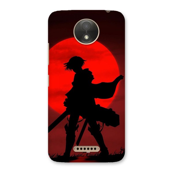 Captain Levi Acramen Back Case for Moto C Plus