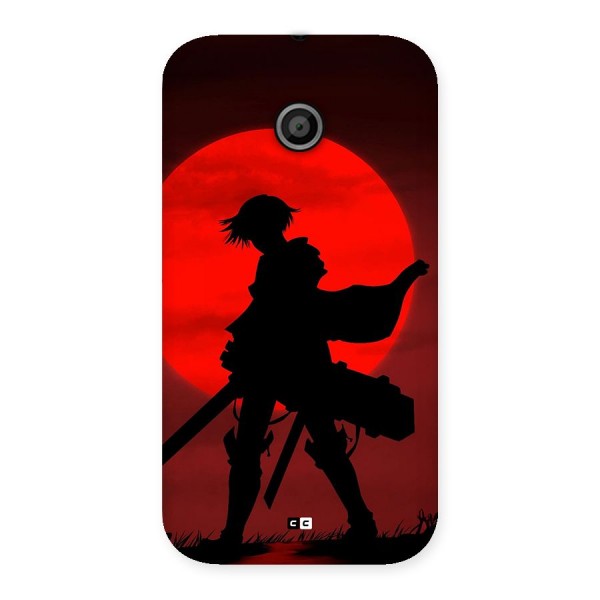 Captain Levi Acramen Back Case for Moto E