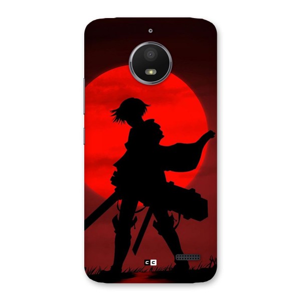 Captain Levi Acramen Back Case for Moto E4