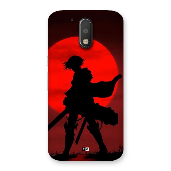 Captain Levi Acramen Back Case for Moto G4