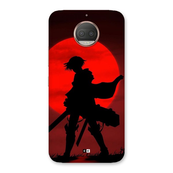 Captain Levi Acramen Back Case for Moto G5s Plus