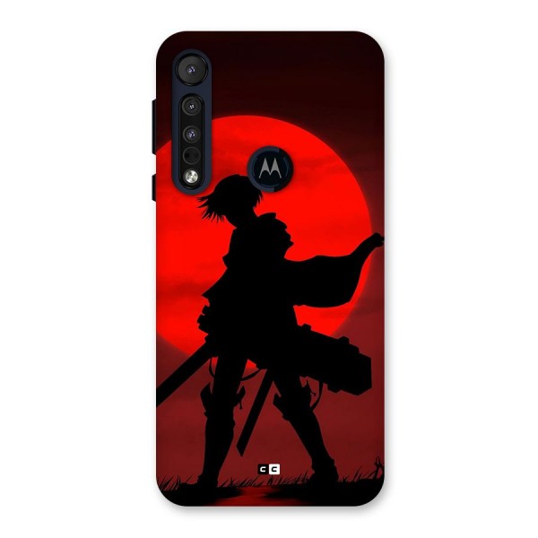 Captain Levi Acramen Back Case for Motorola One Macro