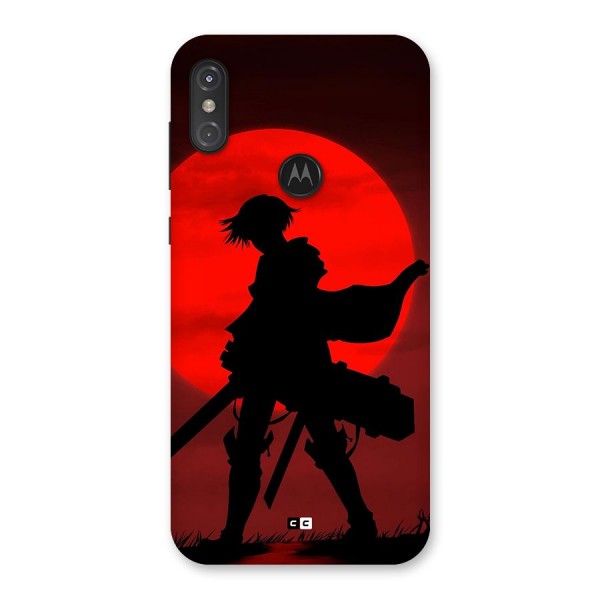 Captain Levi Acramen Back Case for Motorola One Power