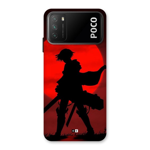 Captain Levi Acramen Back Case for Poco M3