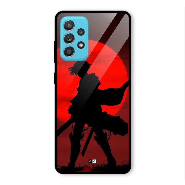 Captain Levi Acramen Glass Back Case for Galaxy A52