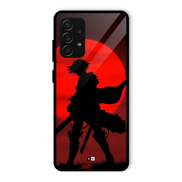 Captain Levi Acramen Glass Back Case for Galaxy A53 5G