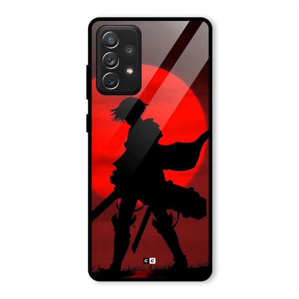 Captain Levi Acramen Glass Back Case for Galaxy A72