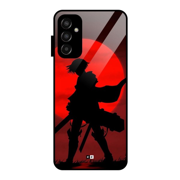 Captain Levi Acramen Glass Back Case for Galaxy F13