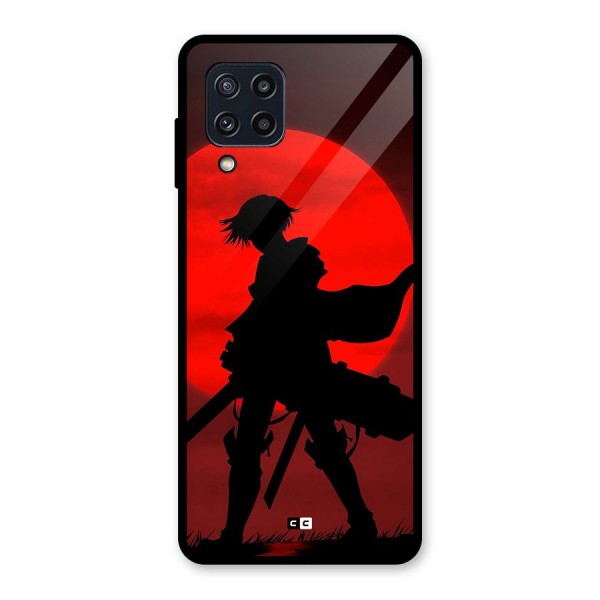 Captain Levi Acramen Glass Back Case for Galaxy M32