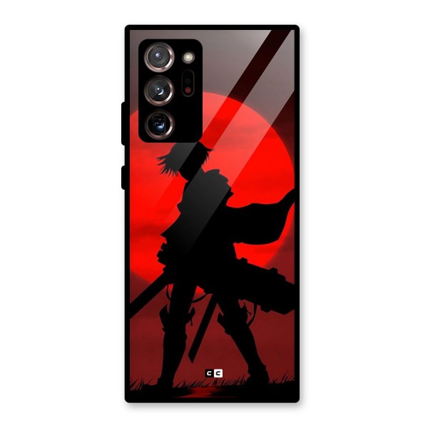 Captain Levi Acramen Glass Back Case for Galaxy Note 20 Ultra