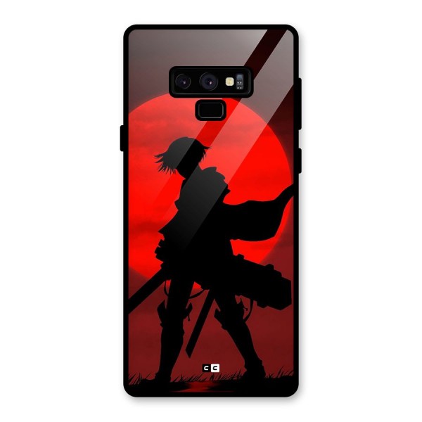 Captain Levi Acramen Glass Back Case for Galaxy Note 9