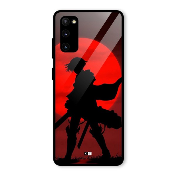 Captain Levi Acramen Glass Back Case for Galaxy S20 FE 5G