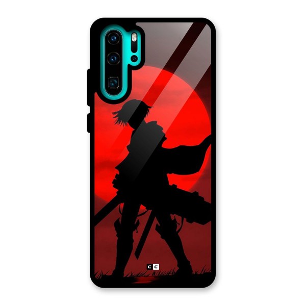 Captain Levi Acramen Glass Back Case for Huawei P30 Pro