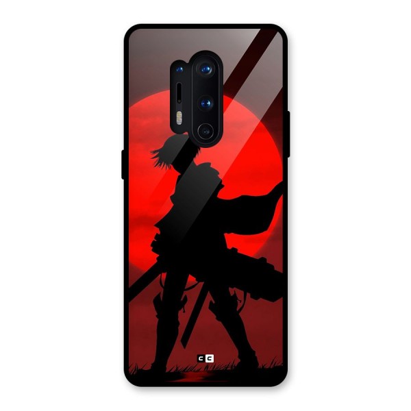 Captain Levi Acramen Glass Back Case for OnePlus 8 Pro