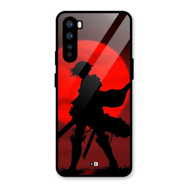 Captain Levi Acramen Glass Back Case for OnePlus Nord