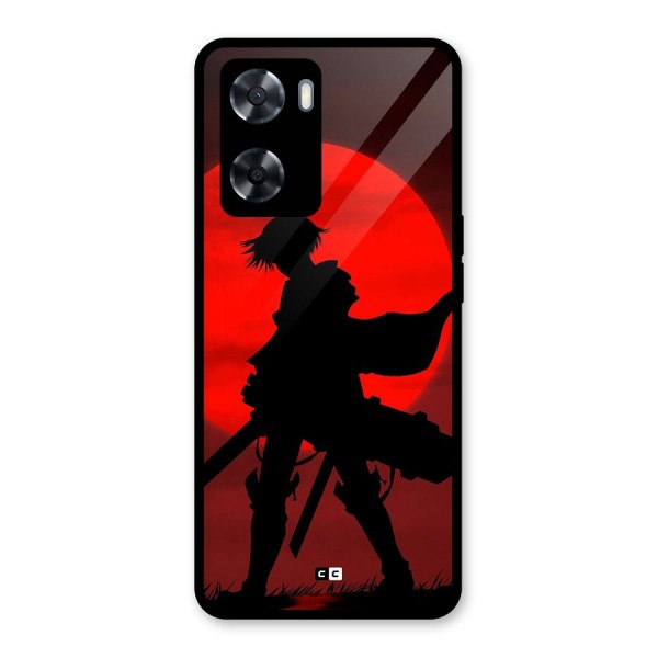 Captain Levi Acramen Glass Back Case for Oppo A57 2022
