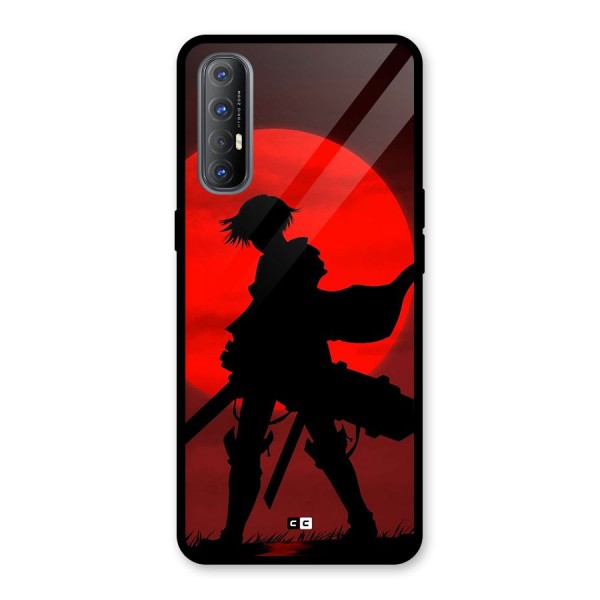 Captain Levi Acramen Glass Back Case for Oppo Reno3 Pro