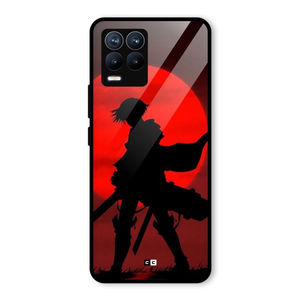 Captain Levi Acramen Glass Back Case for Realme 8 Pro