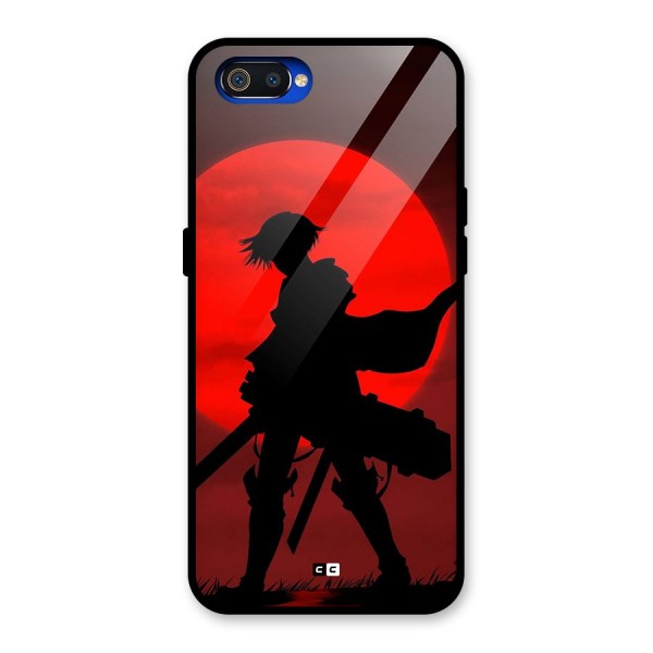 Captain Levi Acramen Glass Back Case for Realme C2