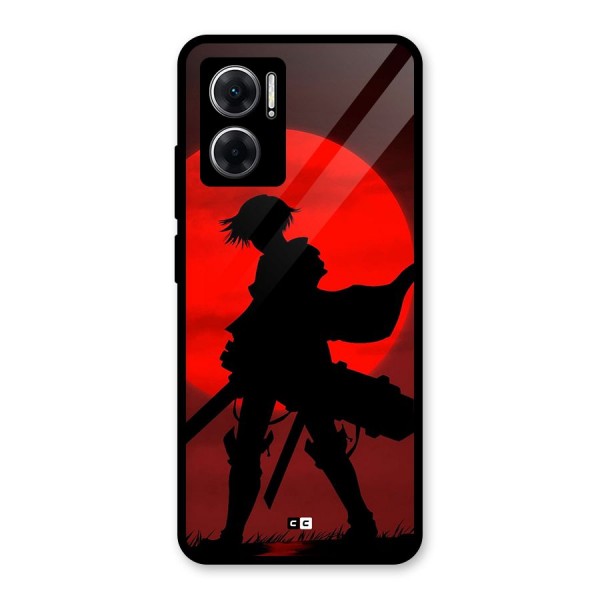 Captain Levi Acramen Glass Back Case for Redmi 11 Prime 5G
