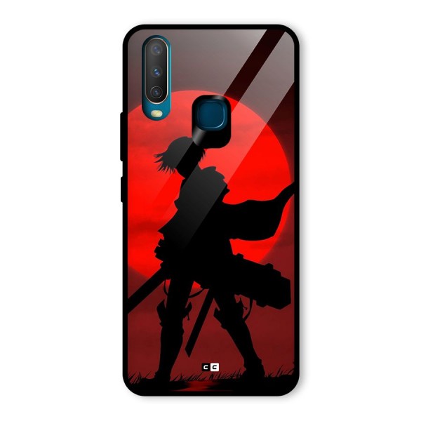 Captain Levi Acramen Glass Back Case for Vivo Y12