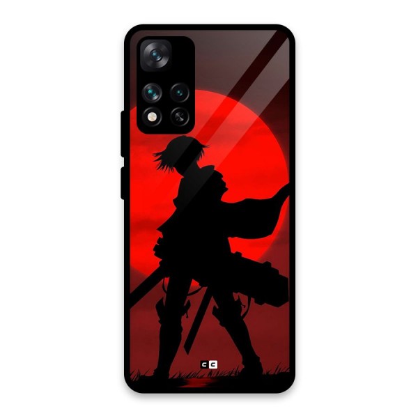 Captain Levi Acramen Glass Back Case for Xiaomi 11i 5G
