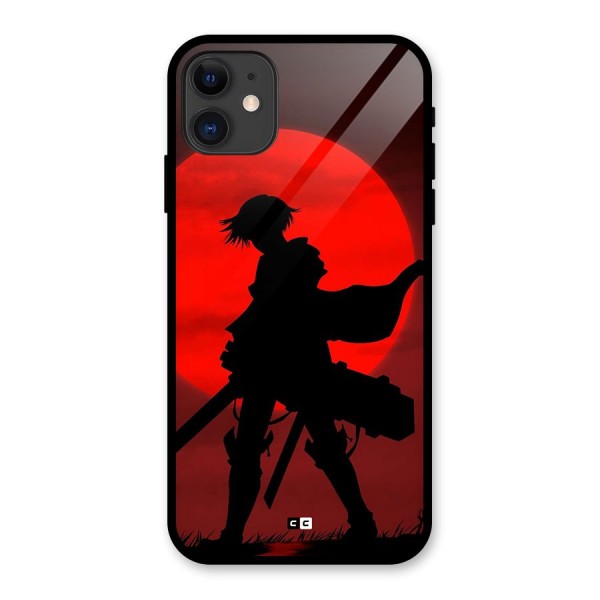 Captain Levi Acramen Glass Back Case for iPhone 11