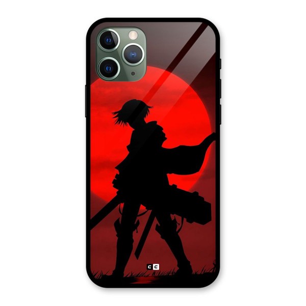 Captain Levi Acramen Glass Back Case for iPhone 11 Pro