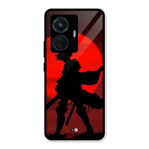 Captain Levi Acramen Glass Back Case for iQOO Z6 44W