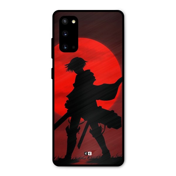 Captain Levi Acramen Metal Back Case for Galaxy S20